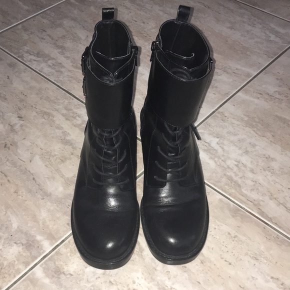 zara womens black boots